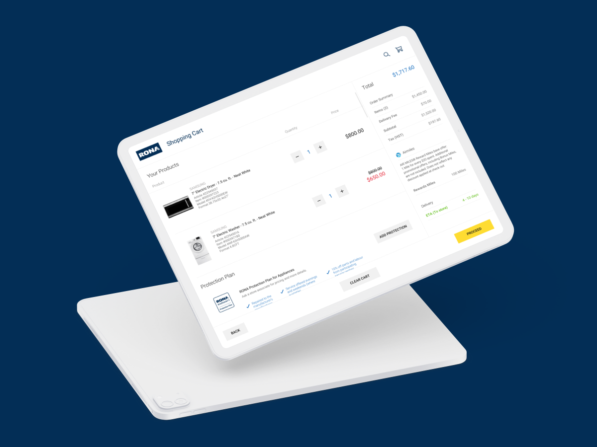 RONA design work